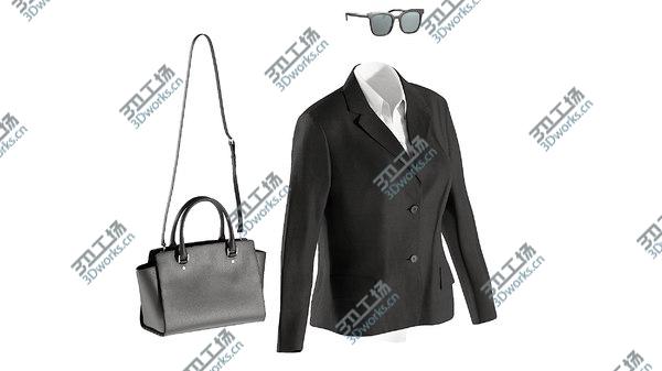 images/goods_img/20210312/3D Women's Blazer with Shirt, Bag and Sunglasses 13/4.jpg